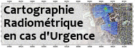 Cartographie radiométrique en cas d'urgence