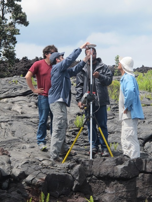 Students conduct a GPS campaign