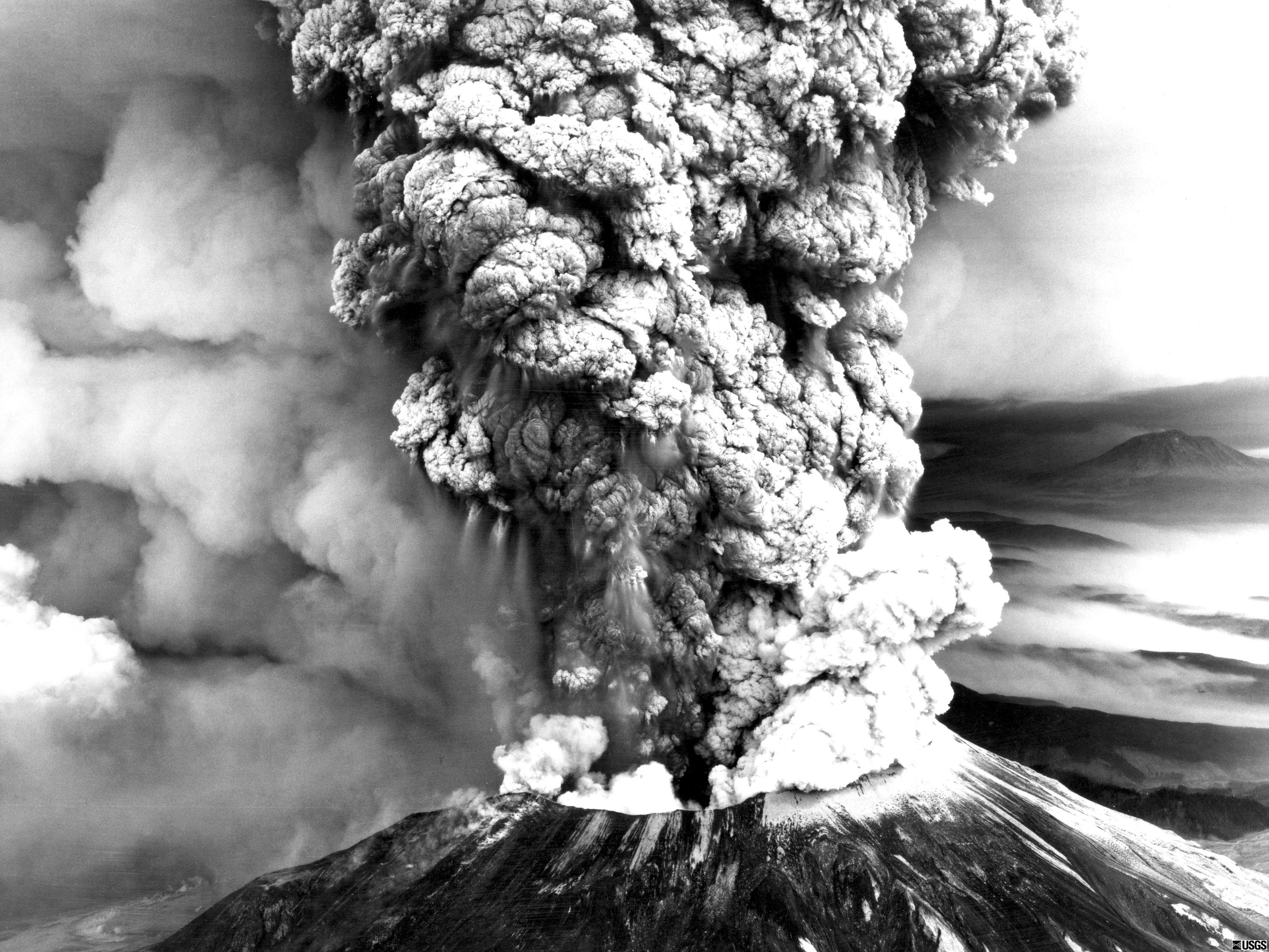 eruption of Mount St. Helens