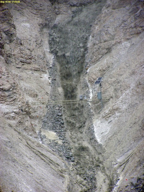 a debris flow