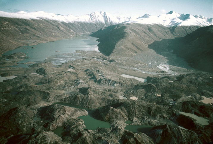 a debris avalanche